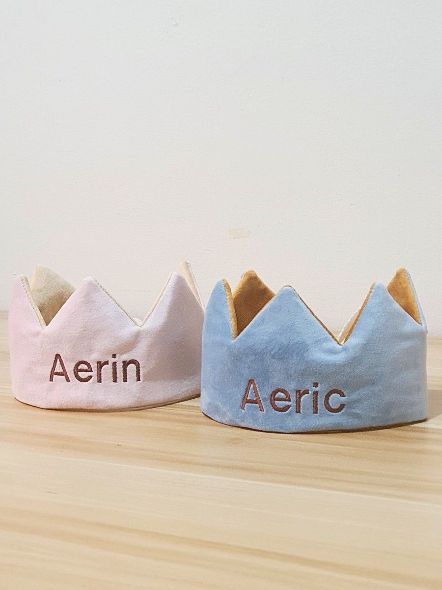 Personalized Velvet Party Crown