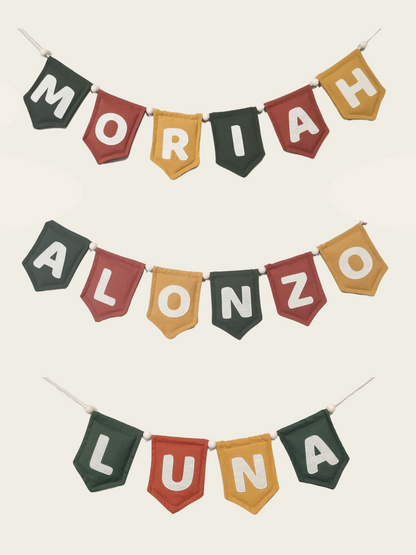 Name Bunting (AUTUMN SET) - JAN 2025 DELIVERY