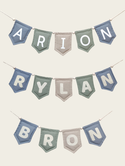 Name Bunting (WINTER SET) - JAN 2025 DELIVERY