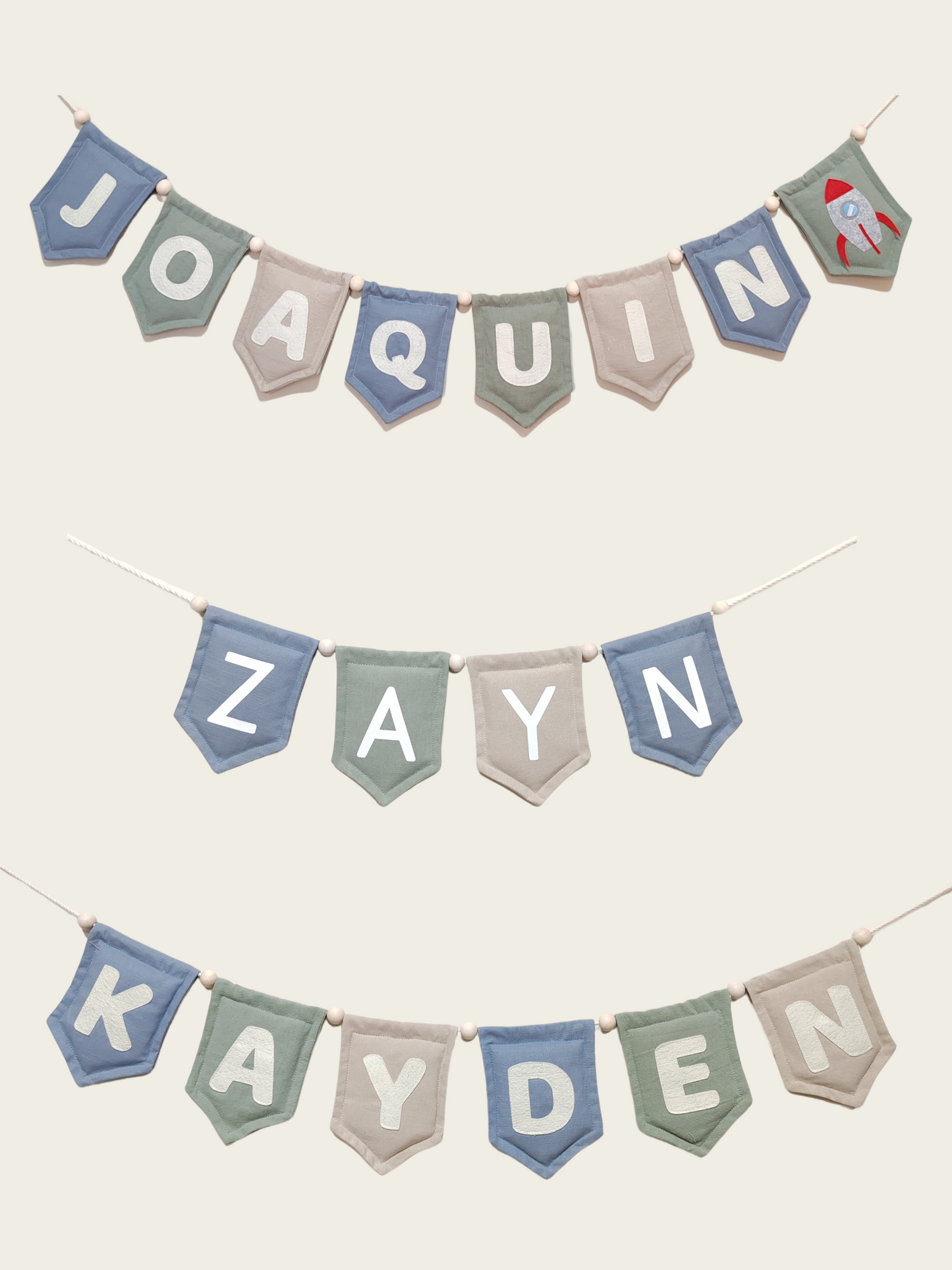 Name Bunting (WINTER SET) - JAN 2025 DELIVERY