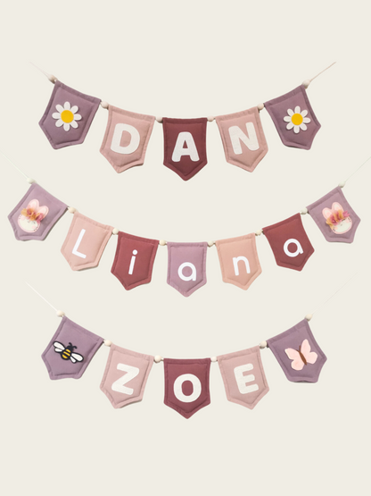 Name Bunting (SPRING SET) - JAN 2025 DELIVERY