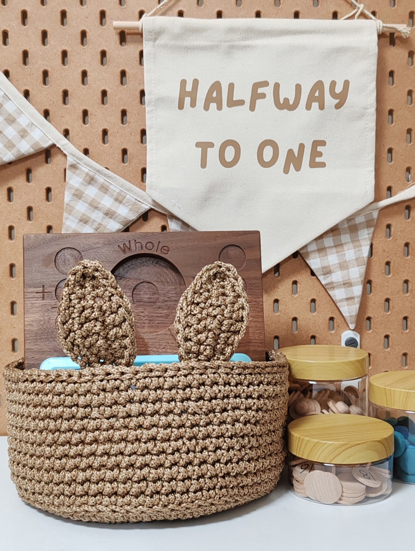 Crochet Bunny Basket