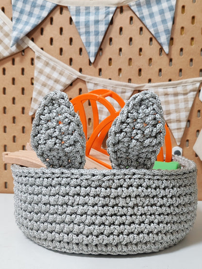 Crochet Bunny Basket