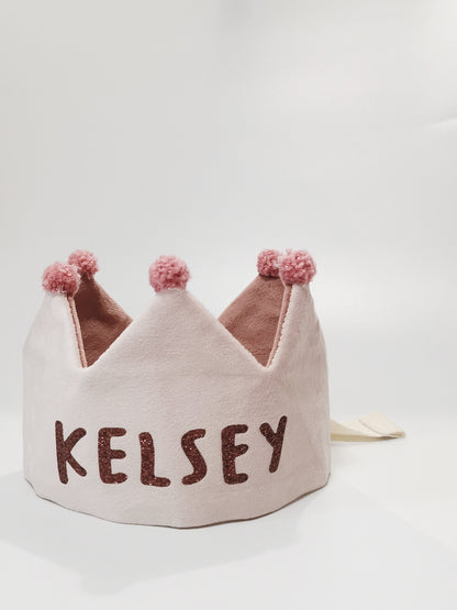 Personalized Velvet Party Crown