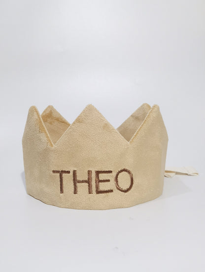 Personalized Velvet Party Crown